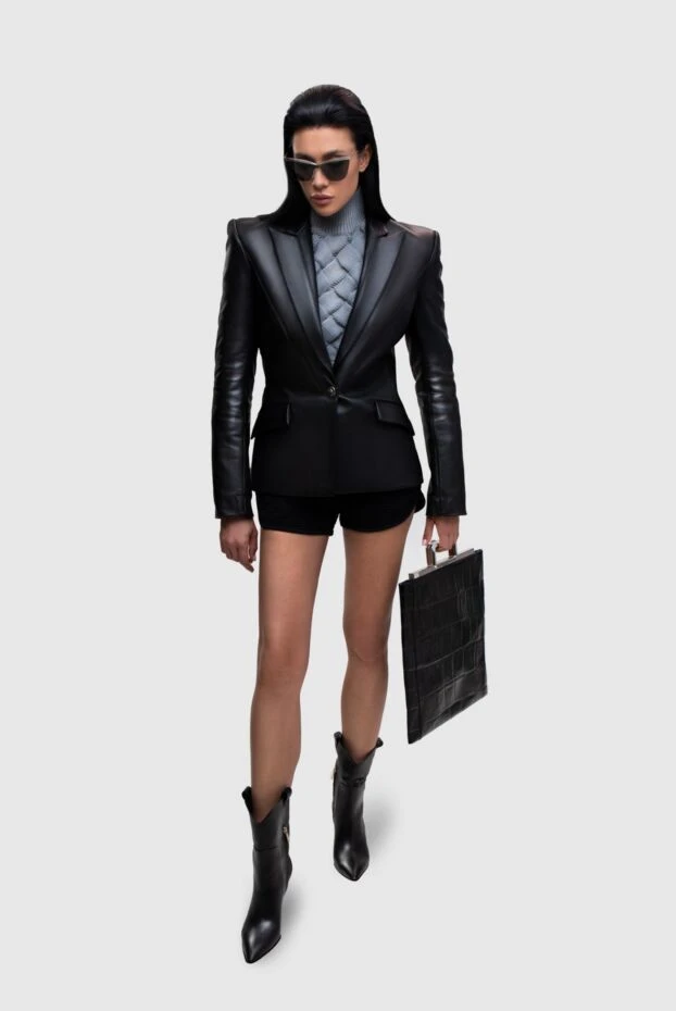 Herve Leger әйелдерге арналған сұр түсті нейлон жемпір 161563 - фото 3