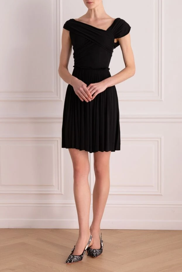 Dior woman black viscose dress for women купить с ценами и фото 161612 - photo 2