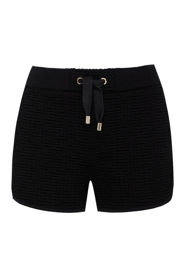 Balmain woman black shorts for women купить с ценами и фото 161620 - photo 1