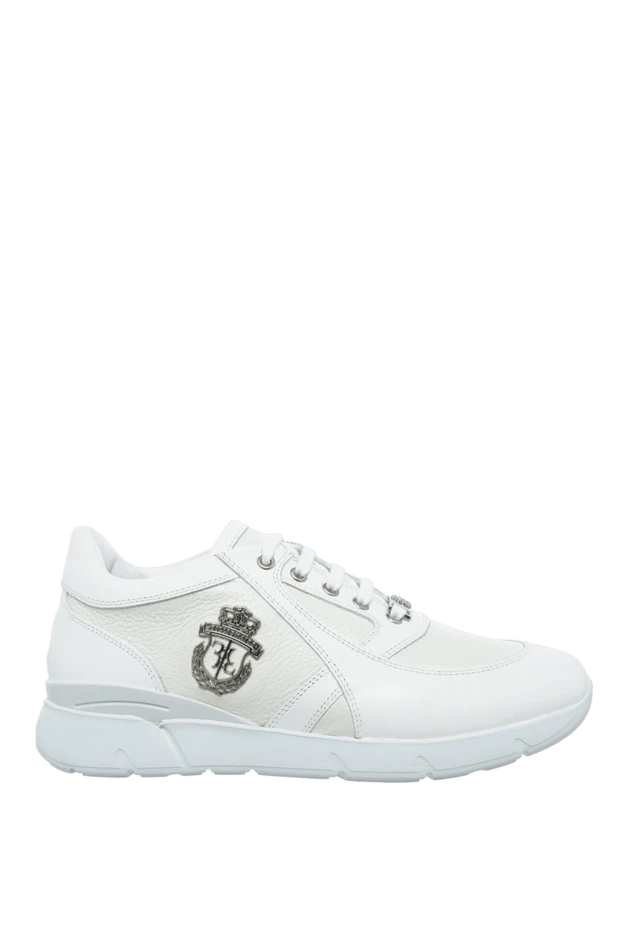 Billionaire man white leather sneakers for men купить с ценами и фото 161689 - photo 1