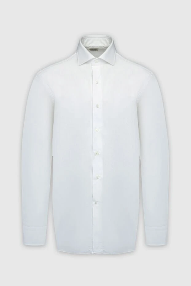 Alessandro Gherardi man white cotton shirt for men купить с ценами и фото 161696 - photo 1