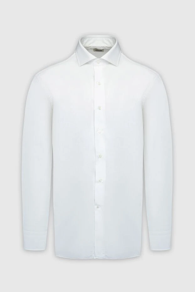 Alessandro Gherardi man white cotton shirt for men купить с ценами и фото 161700 - photo 1