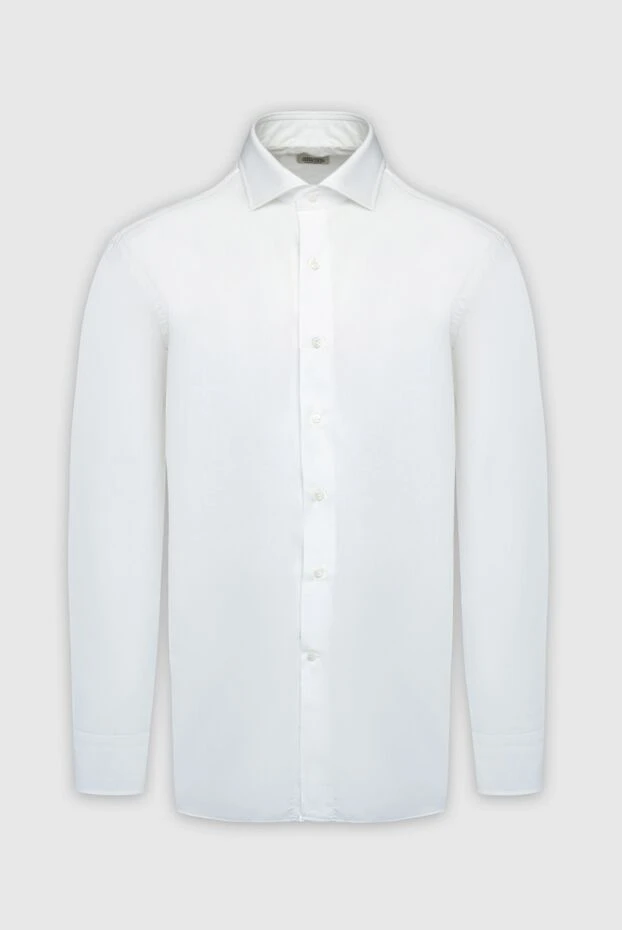 Alessandro Gherardi man white cotton shirt for men купить с ценами и фото 161702 - photo 1