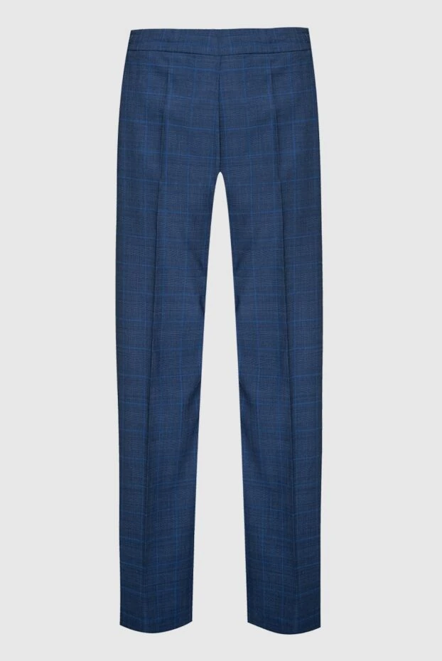 Erika Cavallini woman blue wool trousers for women купить с ценами и фото 161710 - photo 1