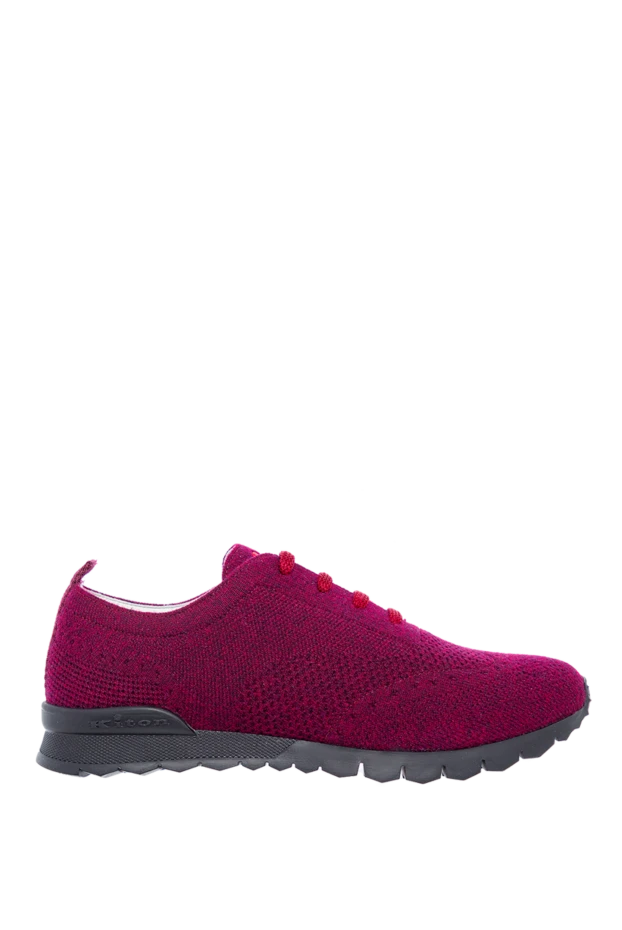 Kiton man viscose sneakers burgundy for men купить с ценами и фото 161776 - photo 1