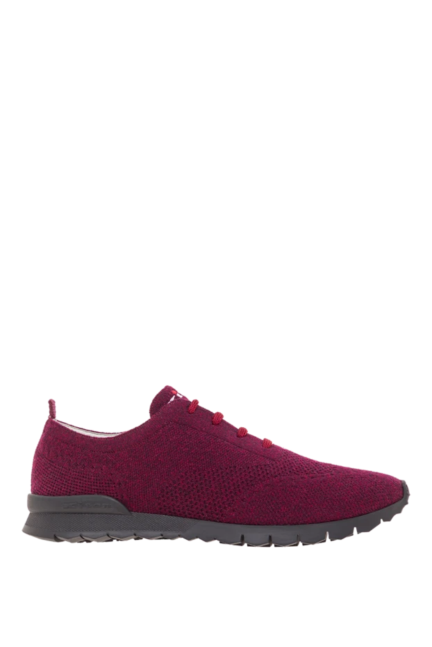 Ерлерге арналған вискоза бургундиядан жасалған кроссовкалар - фото 1