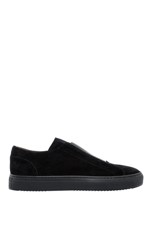 Doucal`s man black nubuck sneakers for men купить с ценами и фото 161847 - photo 1