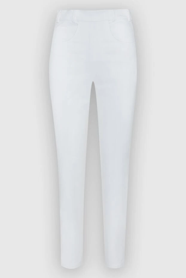 Philosophy di Lorenzo Serafini woman white cotton trousers for women купить с ценами и фото 161866 - photo 1