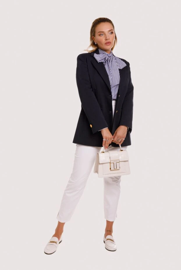 Philosophy di Lorenzo Serafini women's white cotton pants in a loose cut 161866 - photo 2