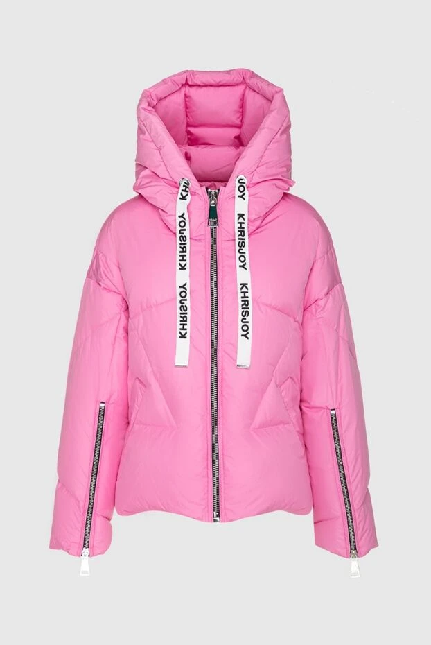 Khrisjoy woman women's pink polyester down jacket купить с ценами и фото 161874 - photo 1