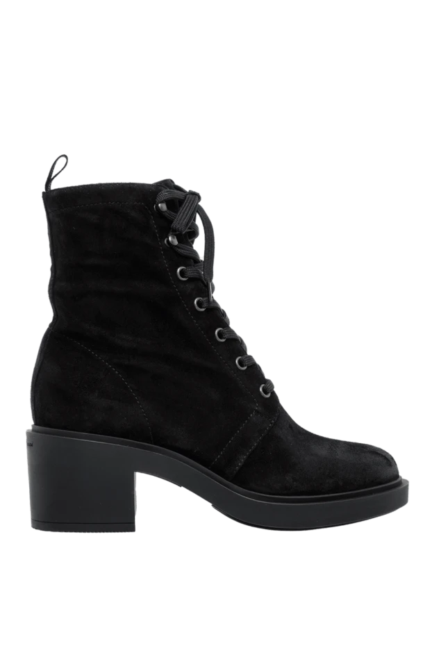 Gianvito Rossi woman black nubuck boots for women купить с ценами и фото 161883 - photo 1