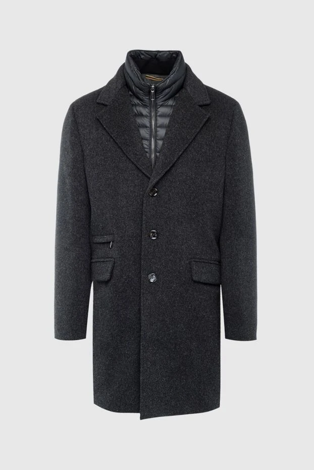 Moorer man wool and cashmere coat gray for men купить с ценами и фото 161916 - photo 1