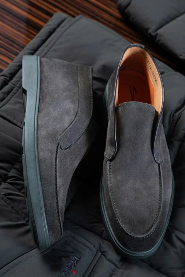 Иілгіш табаны бар қарапайым қоңыр күдері лоферлері - фото 2