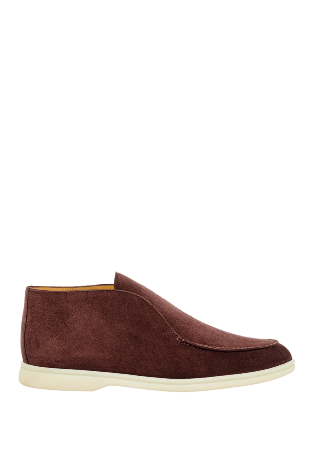 Loro Piana man men's brown nubuck desert shoes купить с ценами и фото 162037 - photo 1