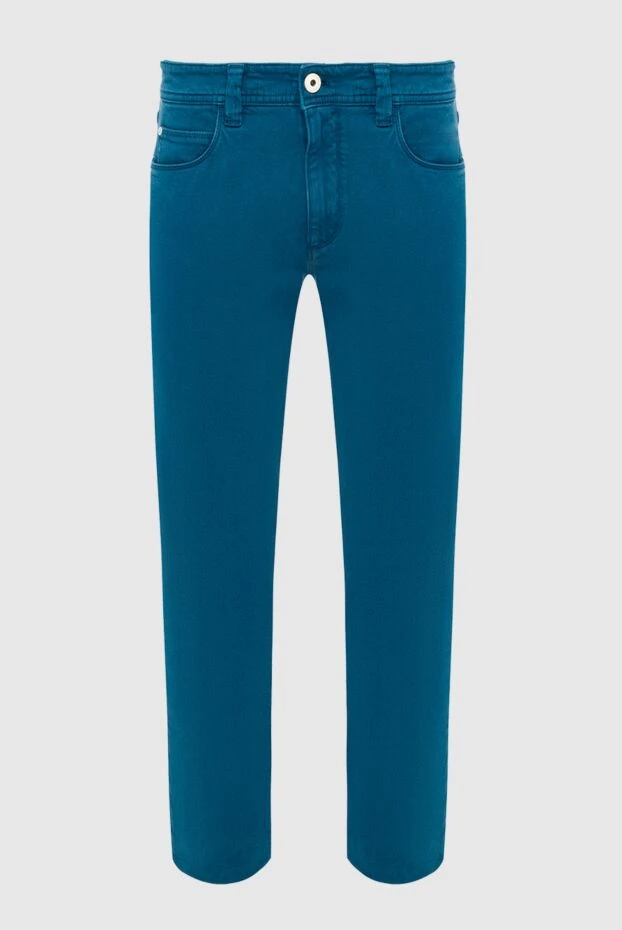 Loro Piana man blue cotton jeans for men купить с ценами и фото 162089 - photo 1