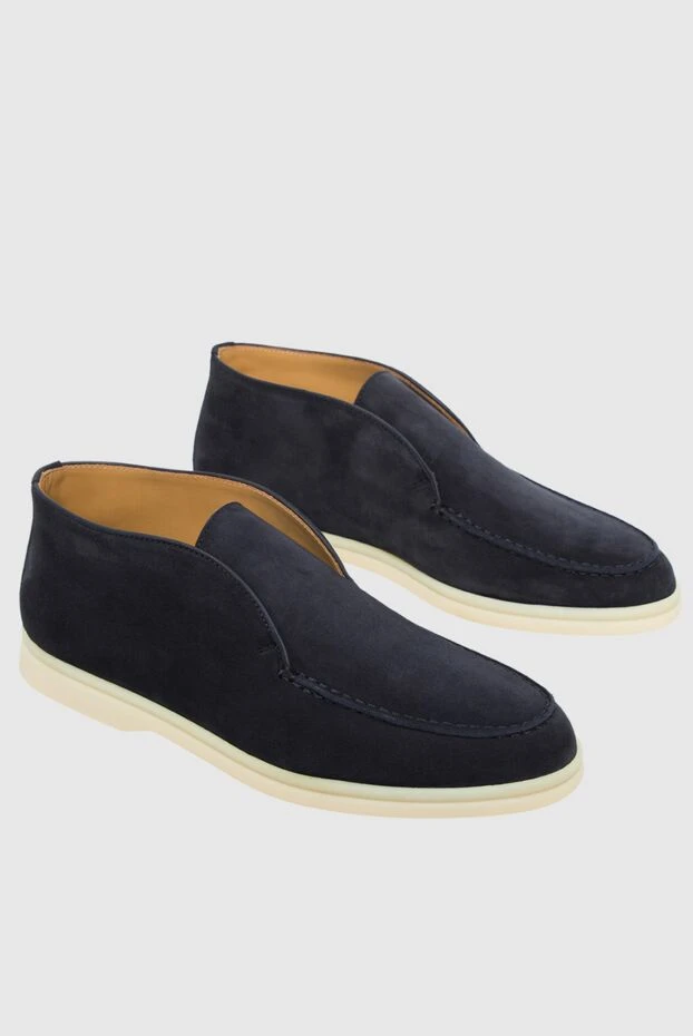 Loro Piana классикалық стильдегі қара түсті нубуктан жасалған әйелдердің лоферлері 162114 - фото 3