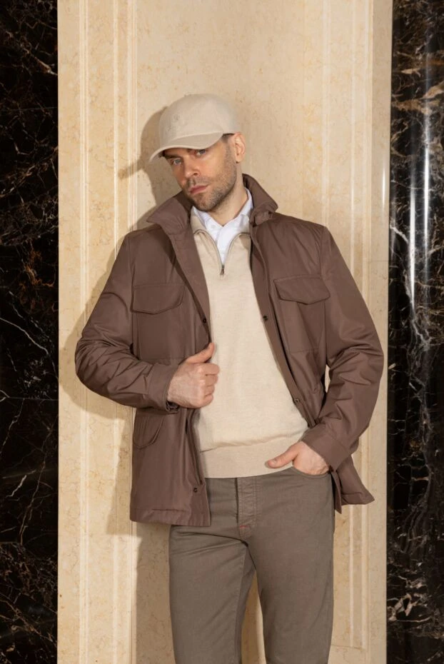 Loro Piana men's white cotton shirt with breast pocket
162121 - photo 2