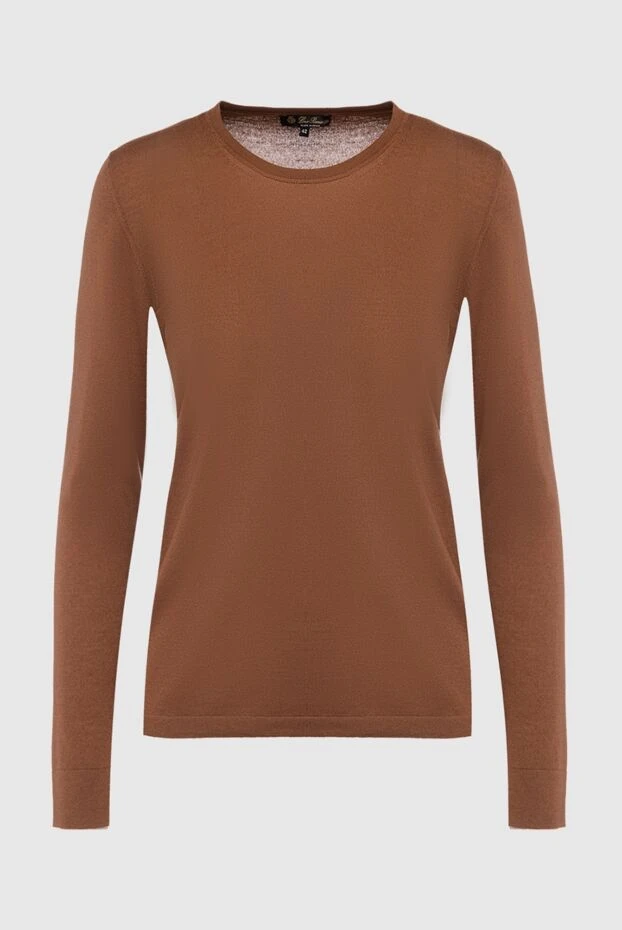 Loro Piana woman brown cashmere jumper for women купить с ценами и фото 162123 - photo 1