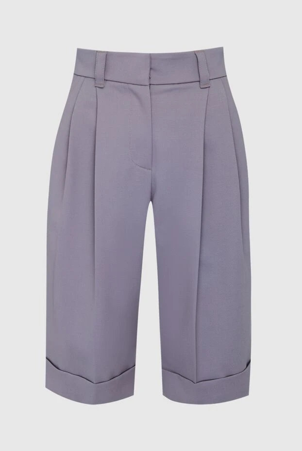 Күлгін жүннен жасалған әйелдер шорттары - фото 1