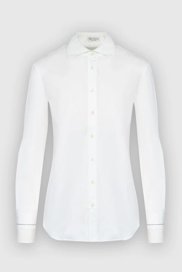 Белая рубашка женская элегантная - фото 1