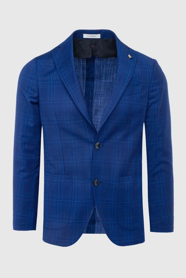 Sartoria Latorre man blue wool jacket for men купить с ценами и фото 162276 - photo 1