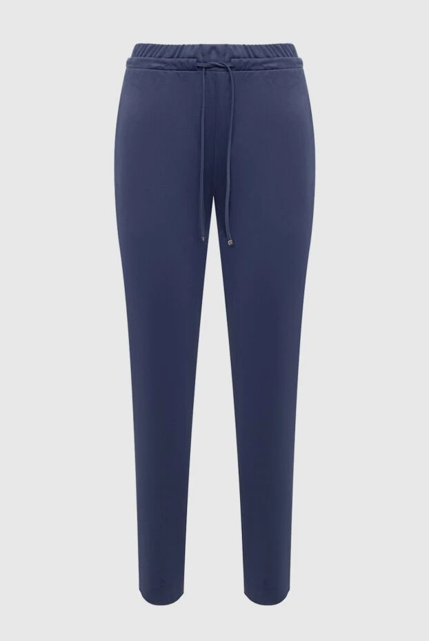 D.Exterior woman blue polyester trousers for women купить с ценами и фото 162331 - photo 1