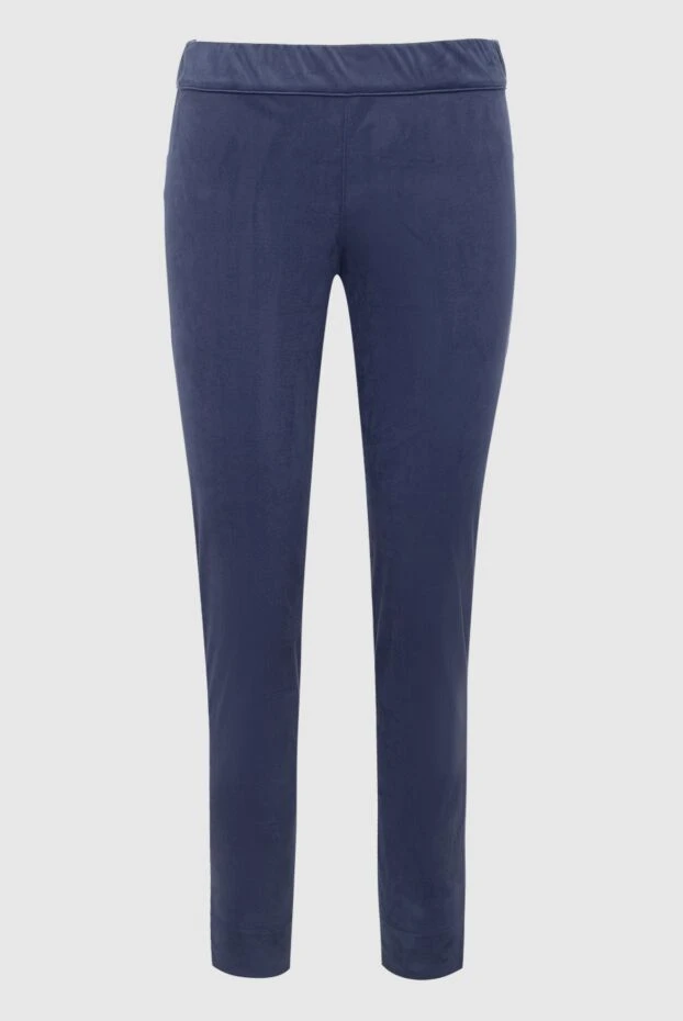 D.Exterior woman blue polyester trousers for women купить с ценами и фото 162332 - photo 1