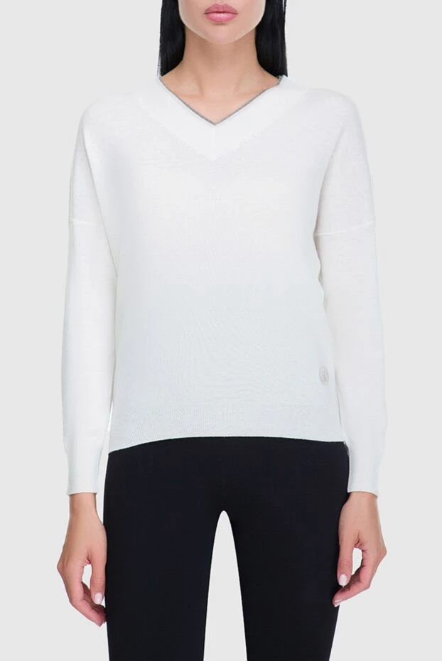 Tonet woman white jumper for women купить с ценами и фото 162346 - photo 2