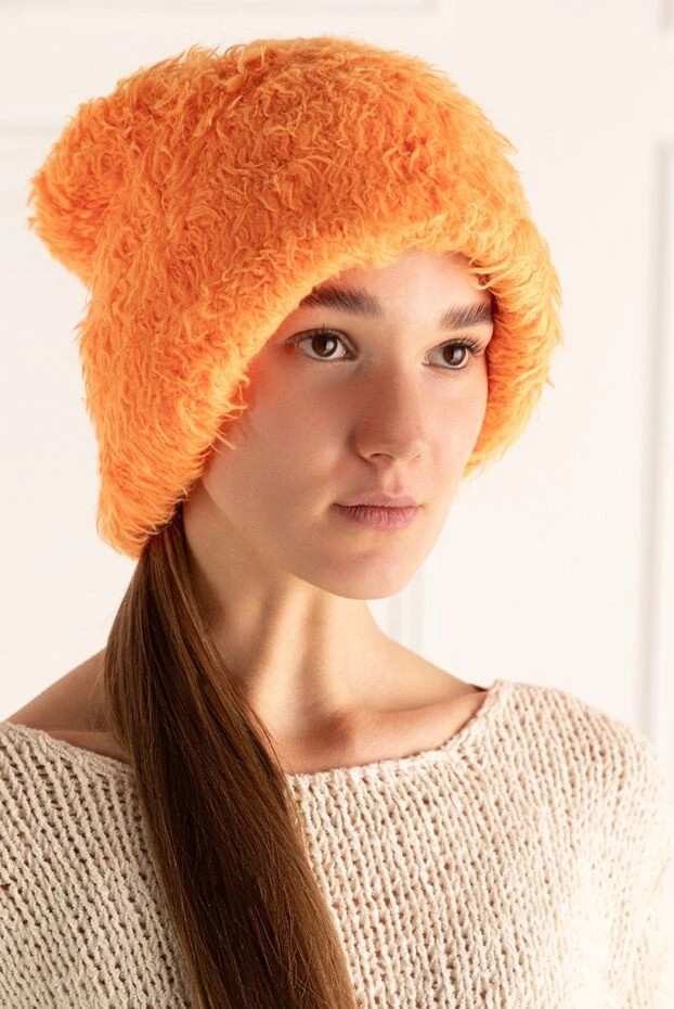 The Attico woman orange hat for women купить с ценами и фото 162363 - photo 2