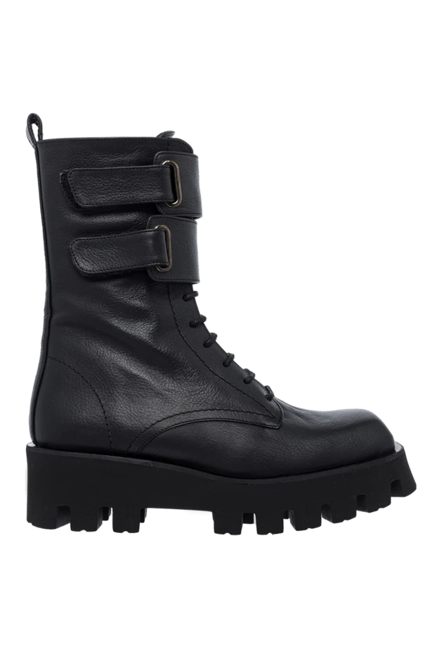 Paloma Barcelo woman black leather boots for women купить с ценами и фото 162410 - photo 1