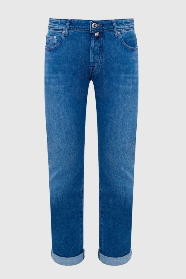 Jacob Cohen man blue cotton jeans for men купить с ценами и фото 162544 - photo 1