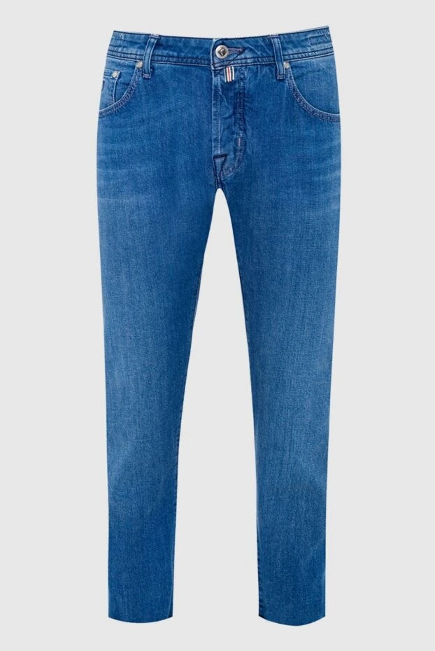 Jacob Cohen man blue cotton jeans for men купить с ценами и фото 162545 - photo 1