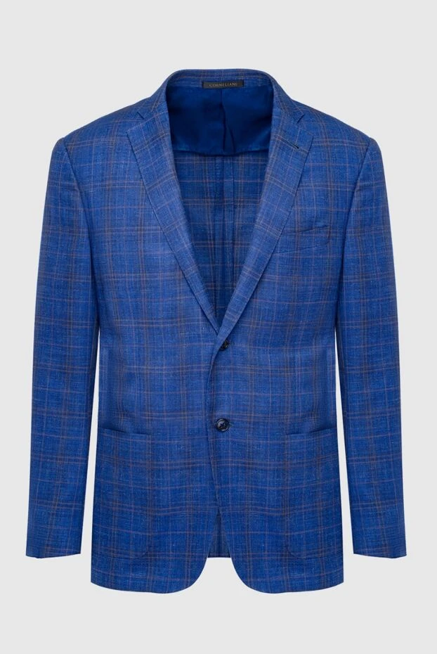 Corneliani man jacket blue for men купить с ценами и фото 162590 - photo 1