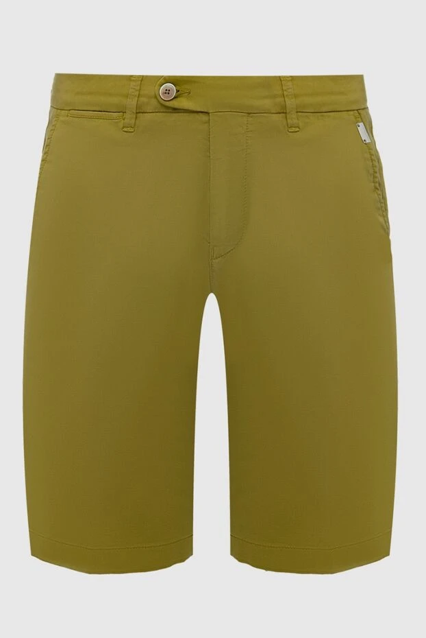 Corneliani man green cotton and elastane shorts for men купить с ценами и фото 162600 - photo 1