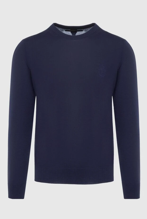 Billionaire man wool jumper blue for men купить с ценами и фото 162612 - photo 1