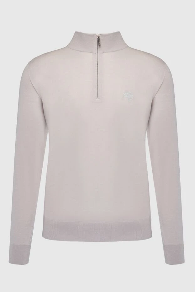 Ерлерге арналған бежевый жүннен жасалған тройер - фото 1