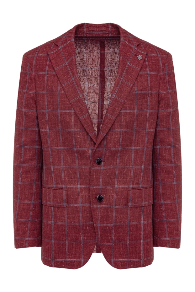 Lubiam man men's burgundy jacket 162699 - photo 1