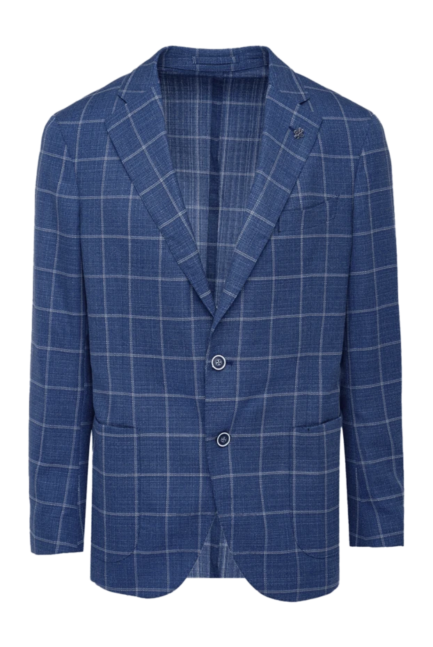 Lubiam man blue wool jacket for men 162702 - photo 1