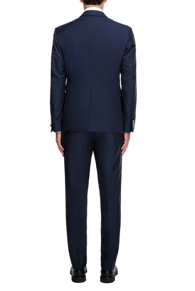 Lubiam tuxedo blue made of natural wool with peak lapel 162721 - photo 3