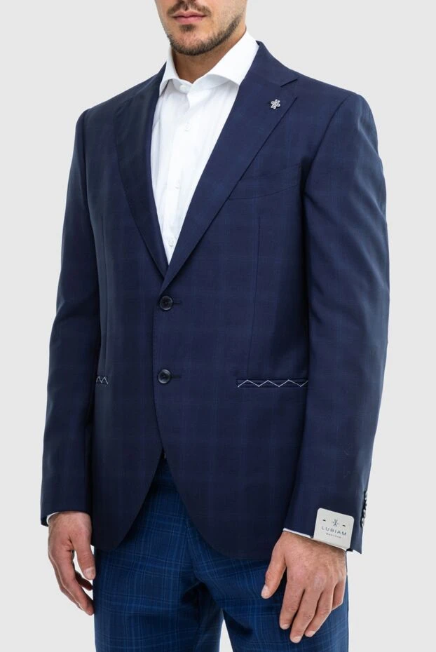 Lubiam classic wool jacket in deep blue
 162765 - photo 3