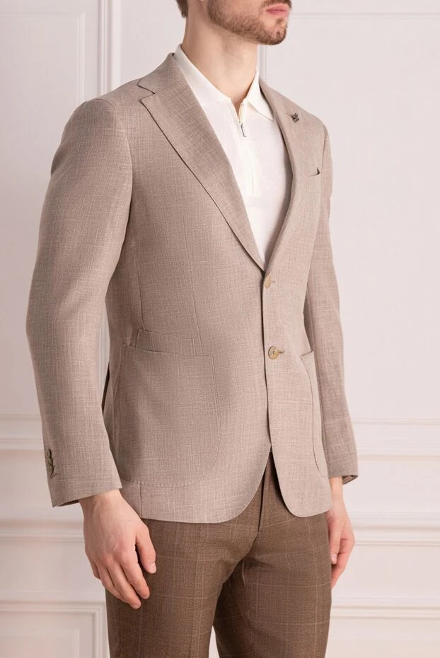 Lubiam men's beige jacket 162775 - photo 3