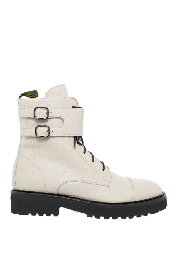 Doucal`s woman white leather boots for women купить с ценами и фото 162782 - photo 1