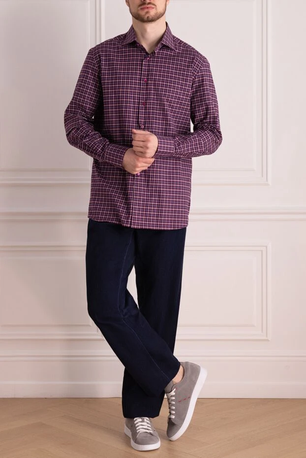 Stefano Ricci ерлерге арналған күлгін мақта көйлек 162789 - фото 2