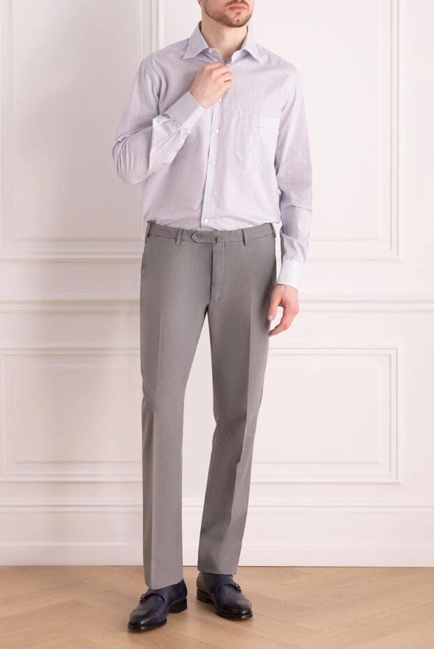 Stefano Ricci ерлерге арналған ақ мақта көйлек 162794 - фото 2