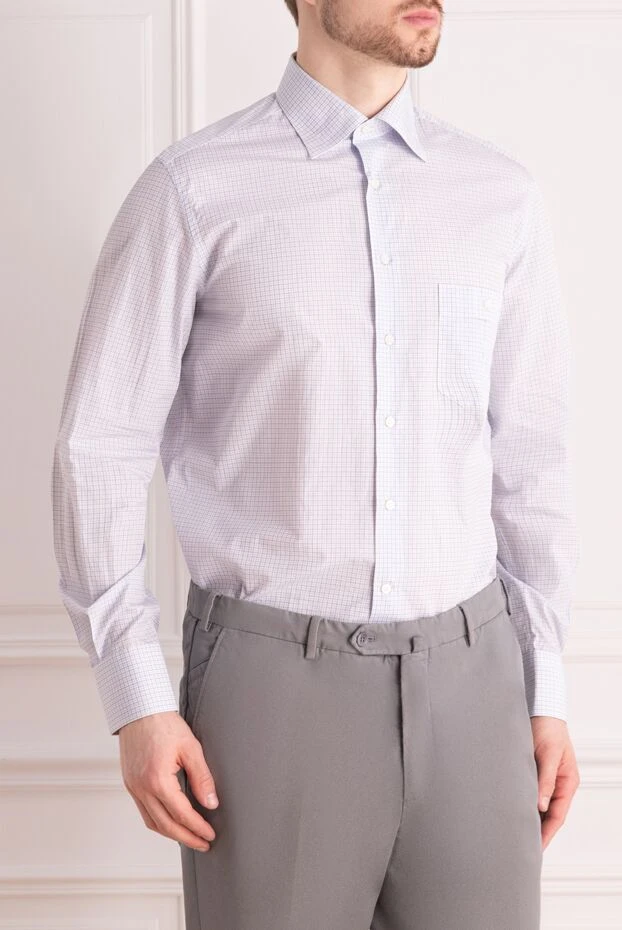 Stefano Ricci ерлерге арналған ақ мақта көйлек 162794 - фото 3