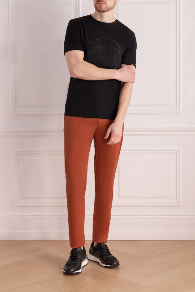 Stefano Ricci black cotton t-shirt for men 162840 - photo 2