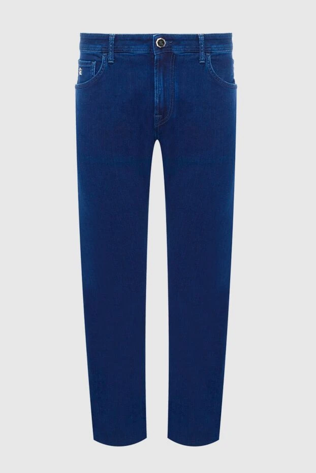 Ерлерге арналған көк джинсы, әмбебап мақтадан жасалған - фото 1