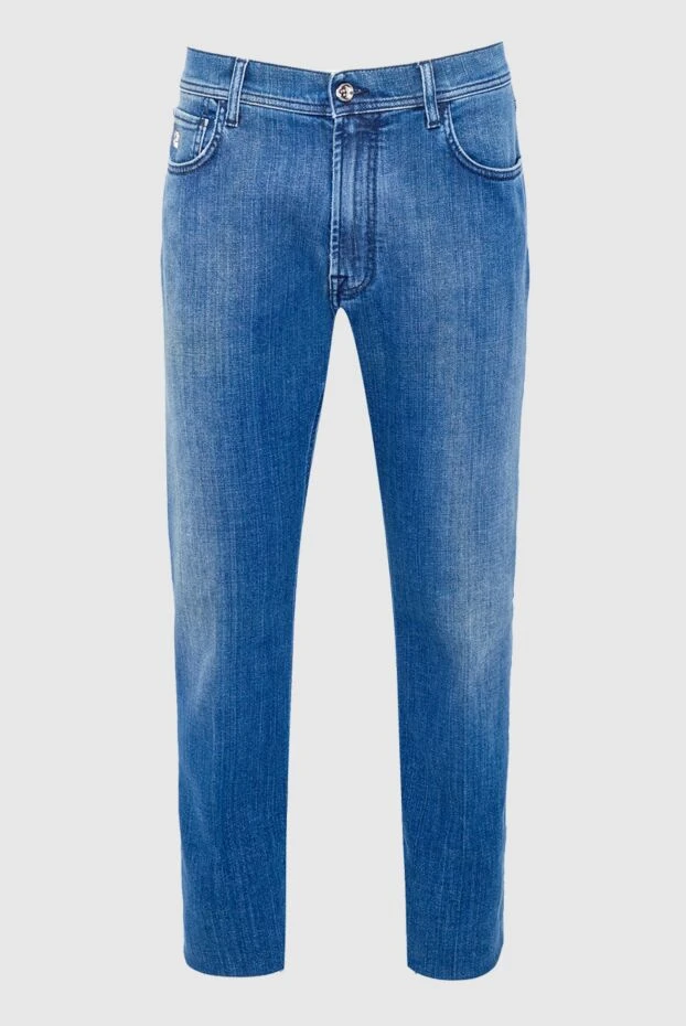 Синие джинсы мужские из прочного хлопка
- фото 1