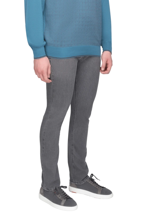 Stefano Ricci джинсы серые мужские 162882 - фото 3