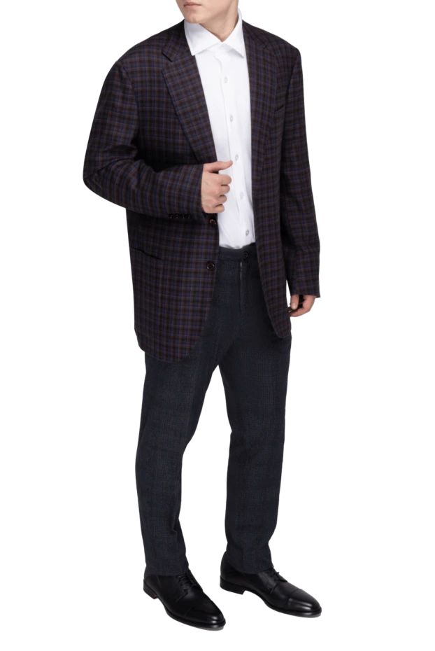 Stefano Ricci пиджак из кашемира и шерсти коричневый мужской 162895 - фото 2